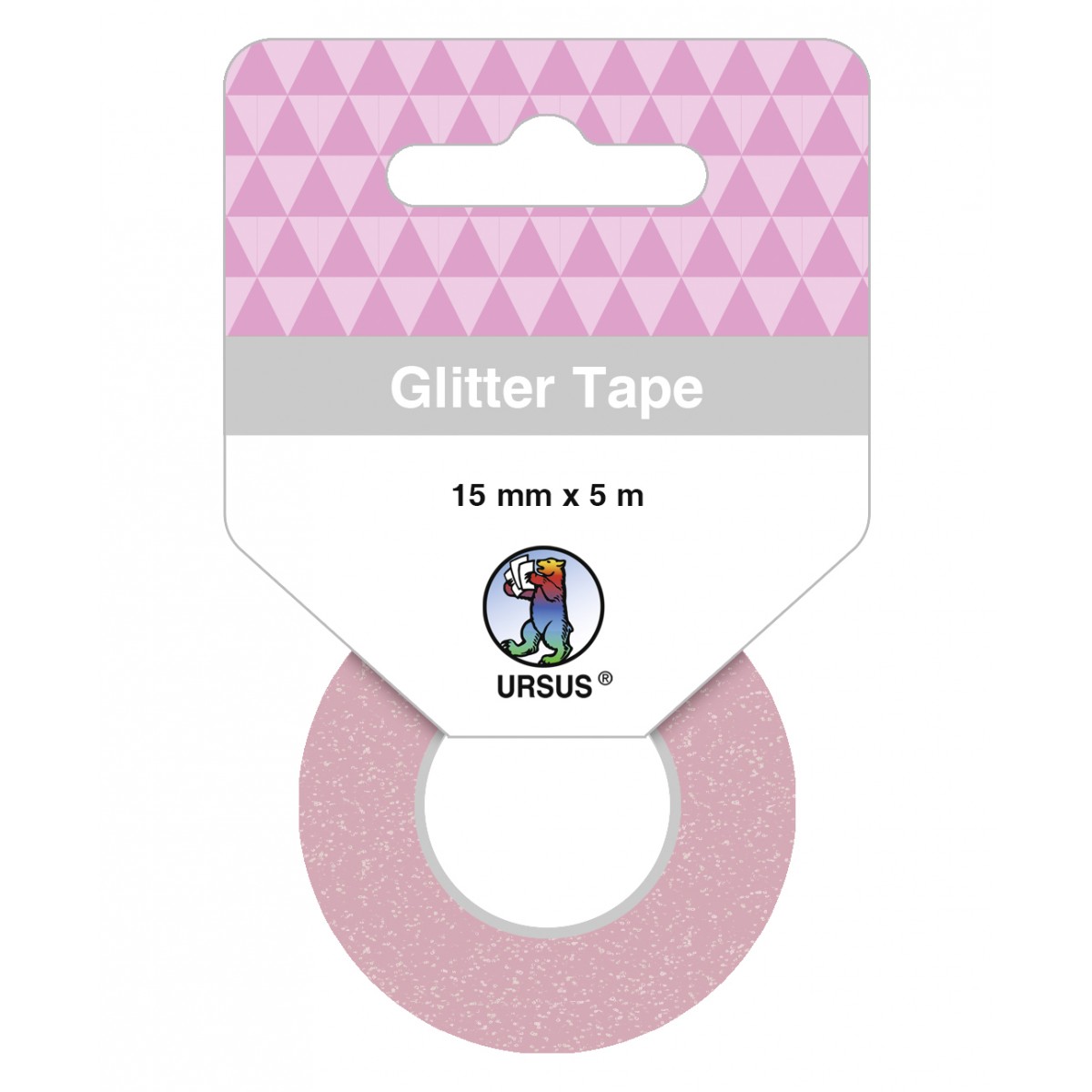 Glitter Tape rose, selbstklebend