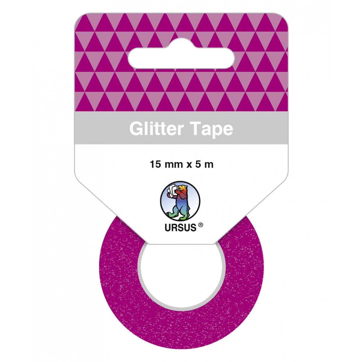 Glitter Tape rubinrot, selbstklebend