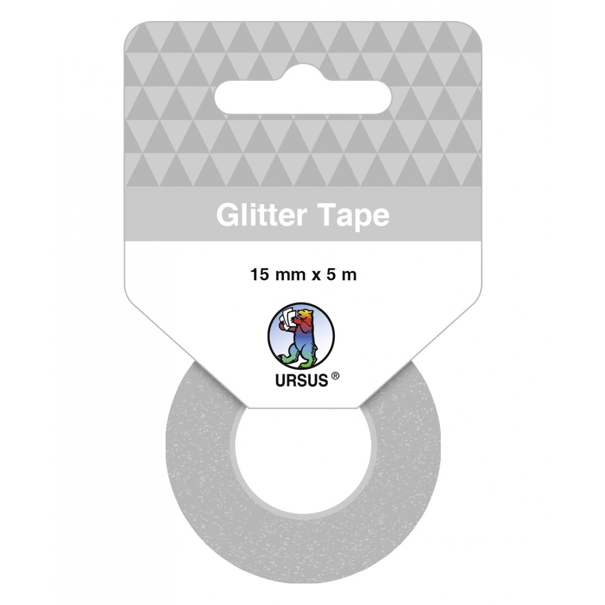 Glitter Tape silber, selbstklebend