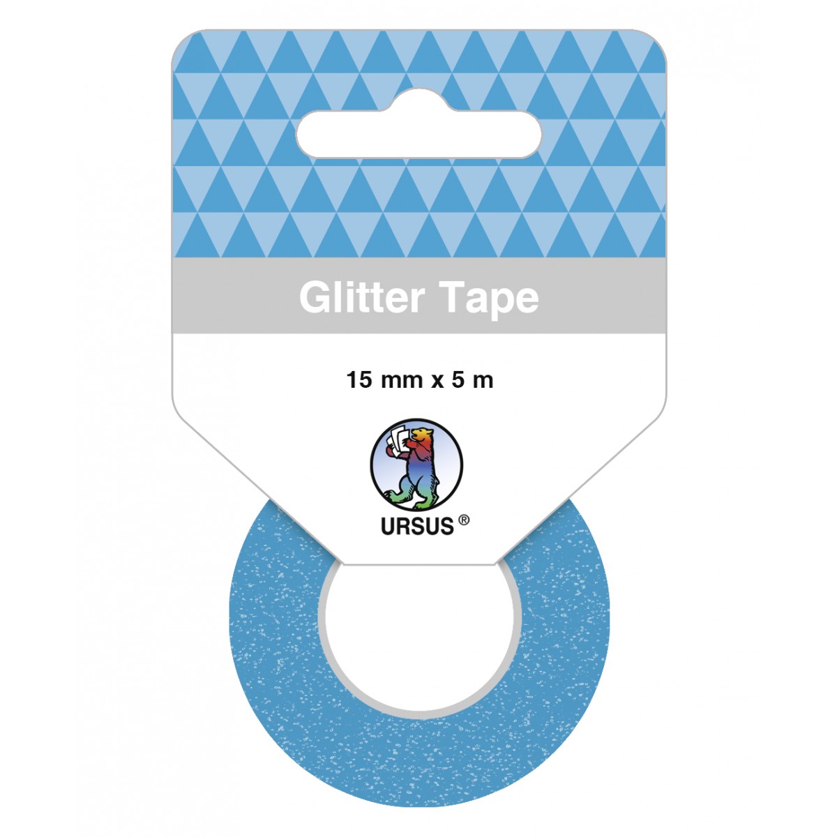 Glitter Tape türkis, selbstklebend