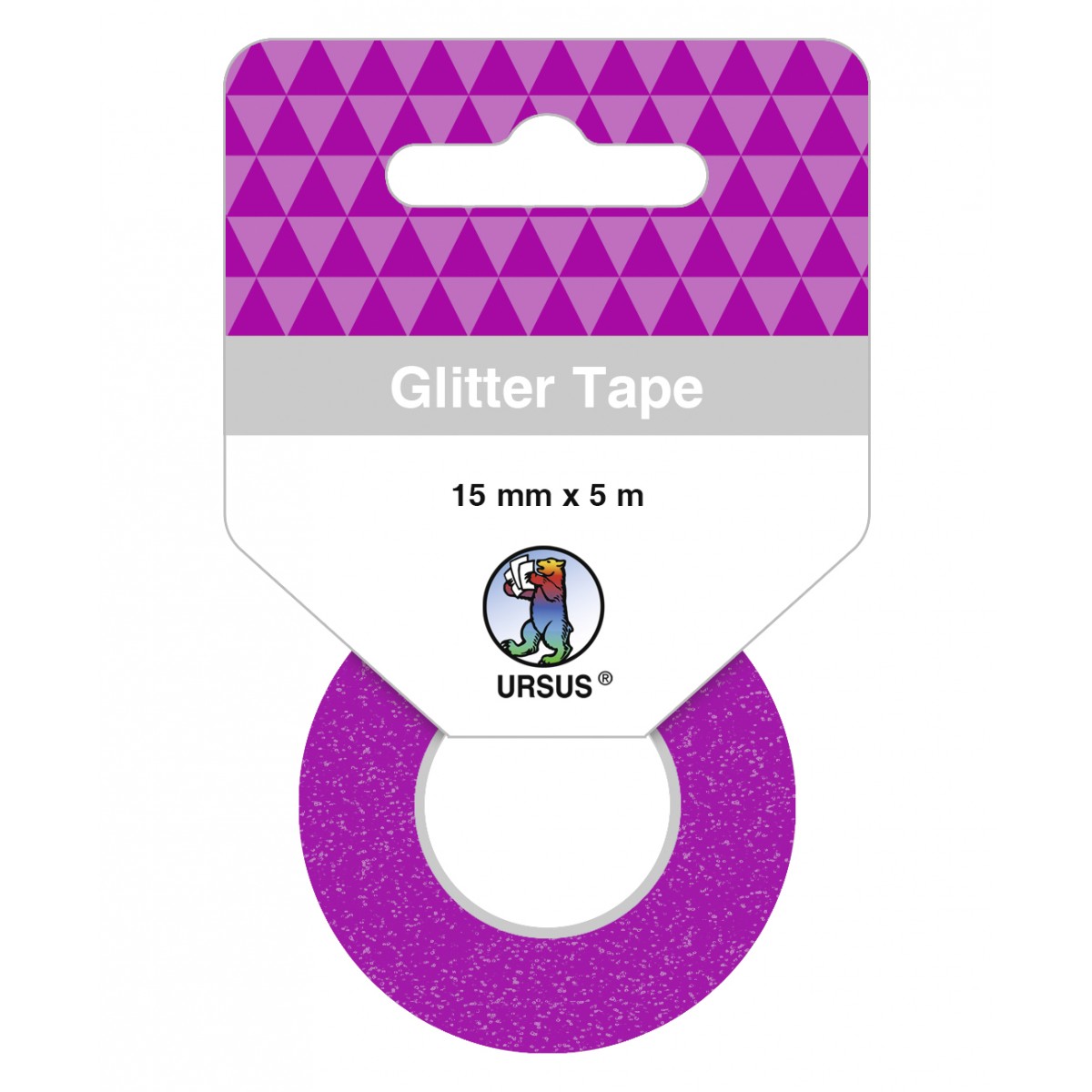 Glitter Tape violett, selbstklebend