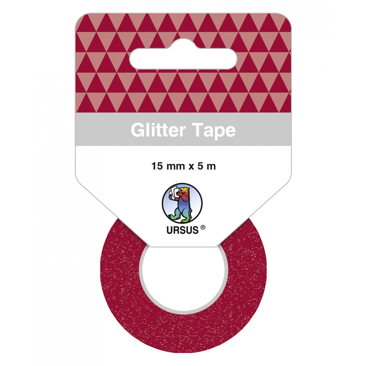 Glitter Tape weinrot, selbstklebend