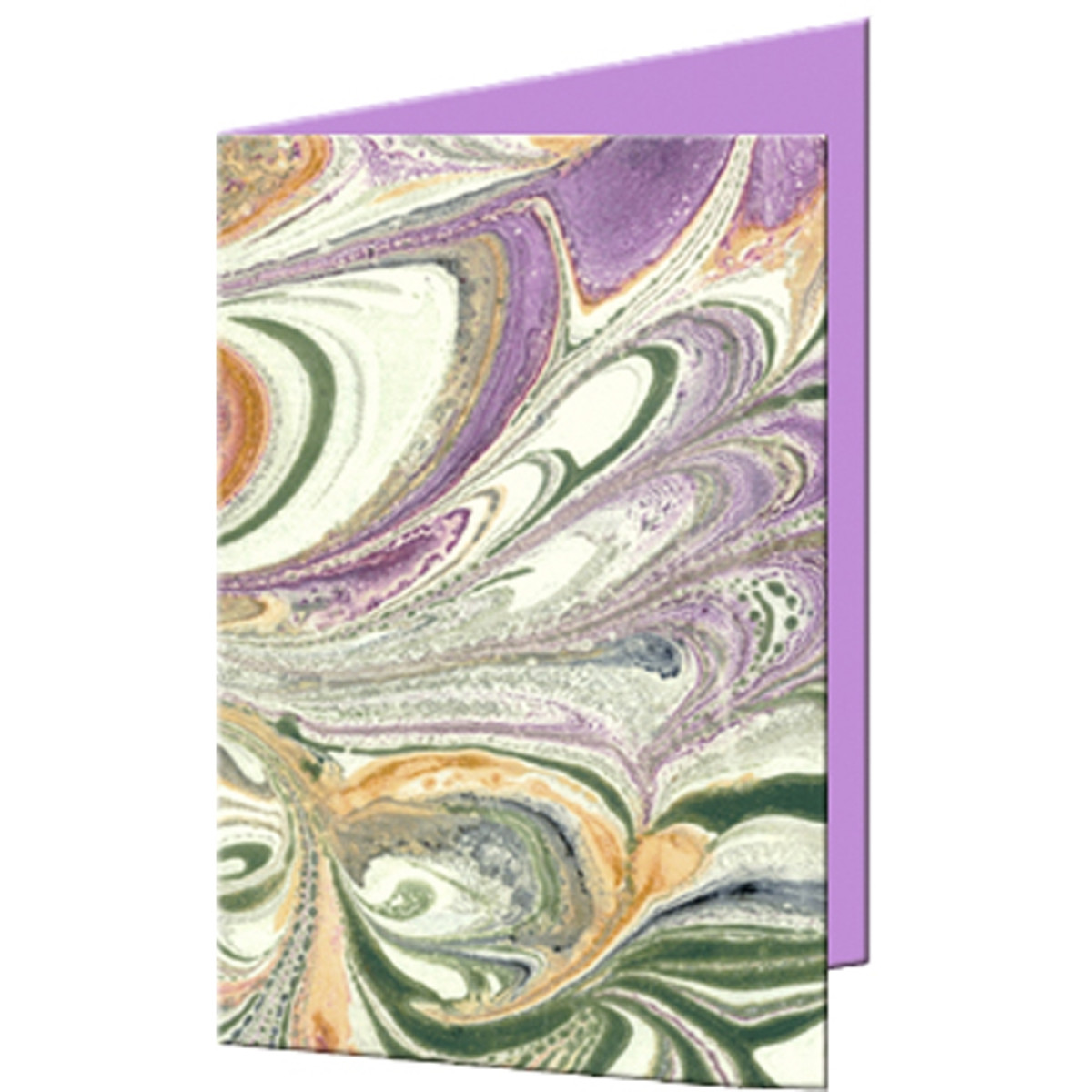 Grußkarten "Art" mit Kuverts 113 x 165 mm violett