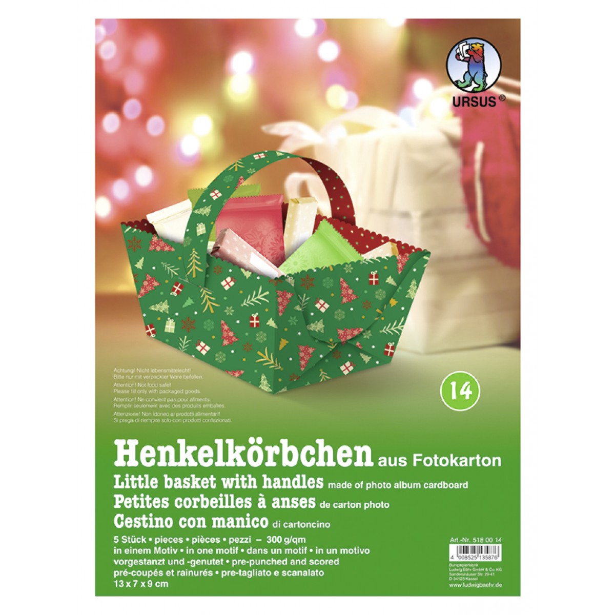 Henkelkörbchen "Winterzauber"