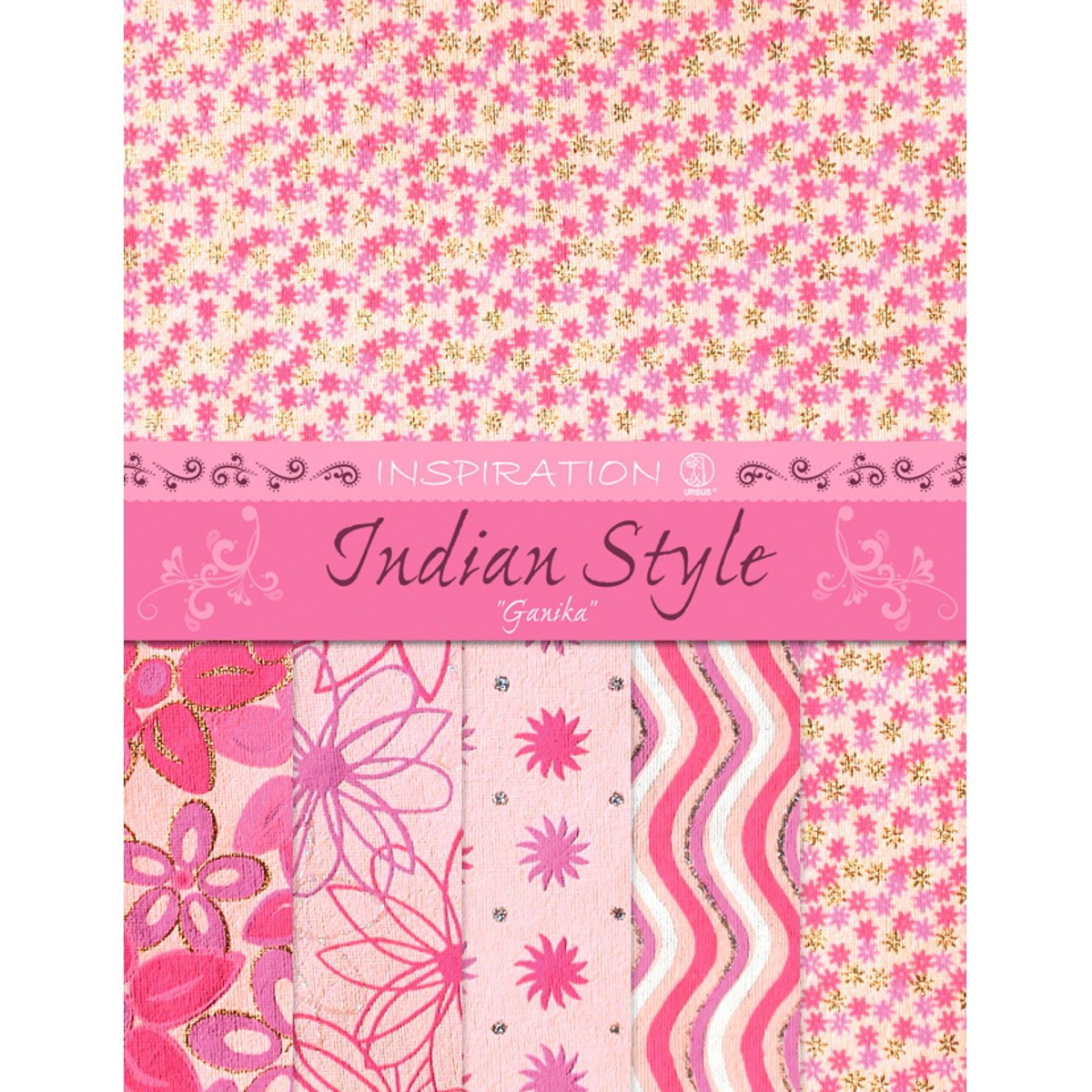Indian Style "Ganika" 23 x 33 cm - 5 Blatt