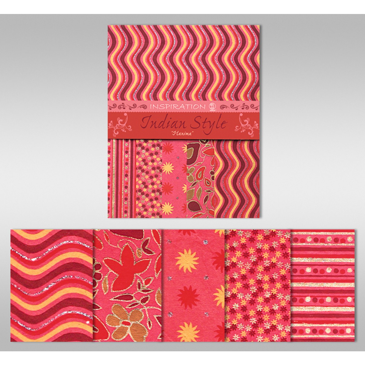 Indian Style "Hanima" 50 x 70 cm - 5 Bogen