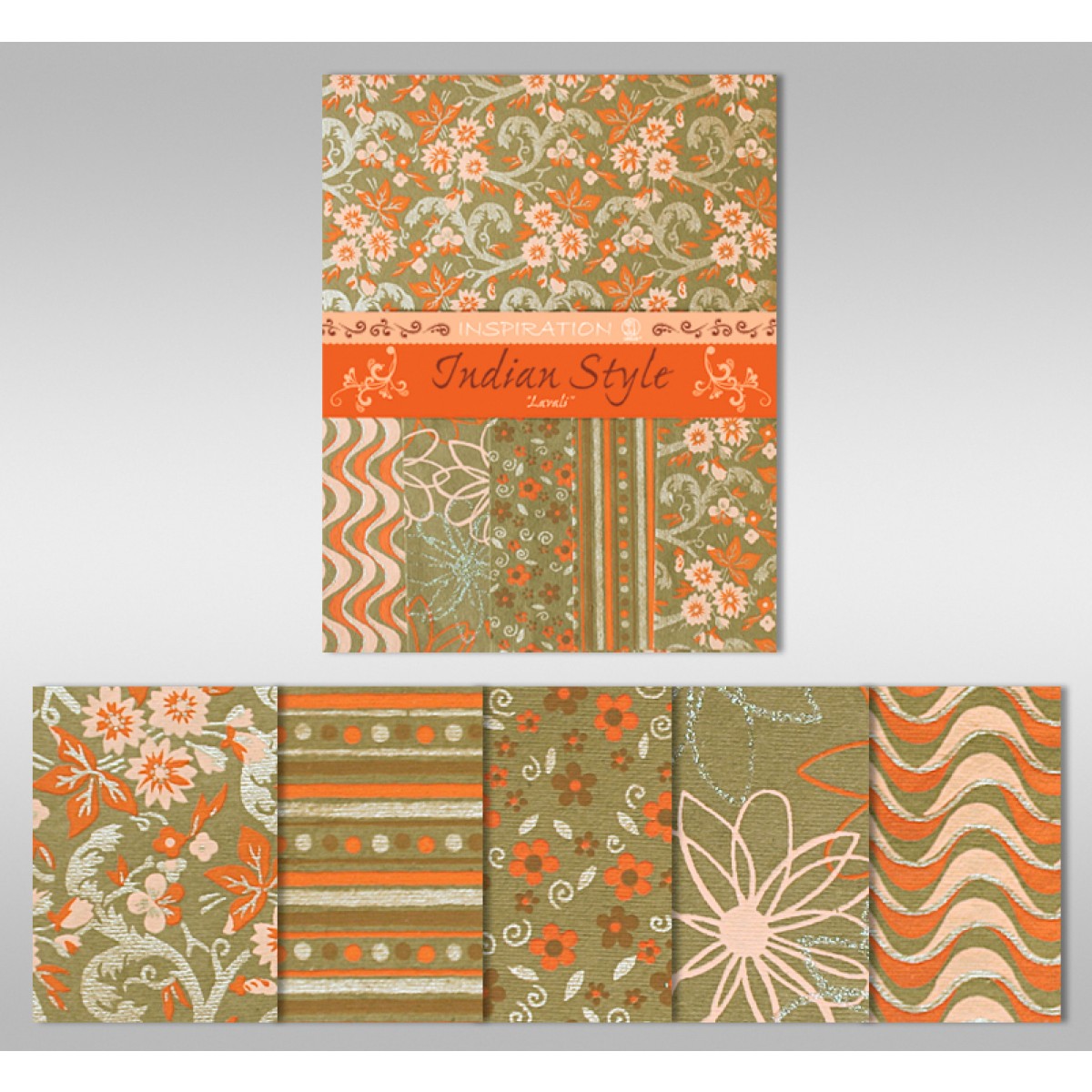Indian Style "Lavali" 23 x 33 cm - 5 Blatt
