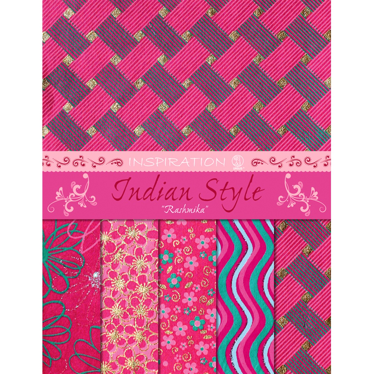 Indian Style "Rashmika" 23 x 33 cm - 5 Blatt