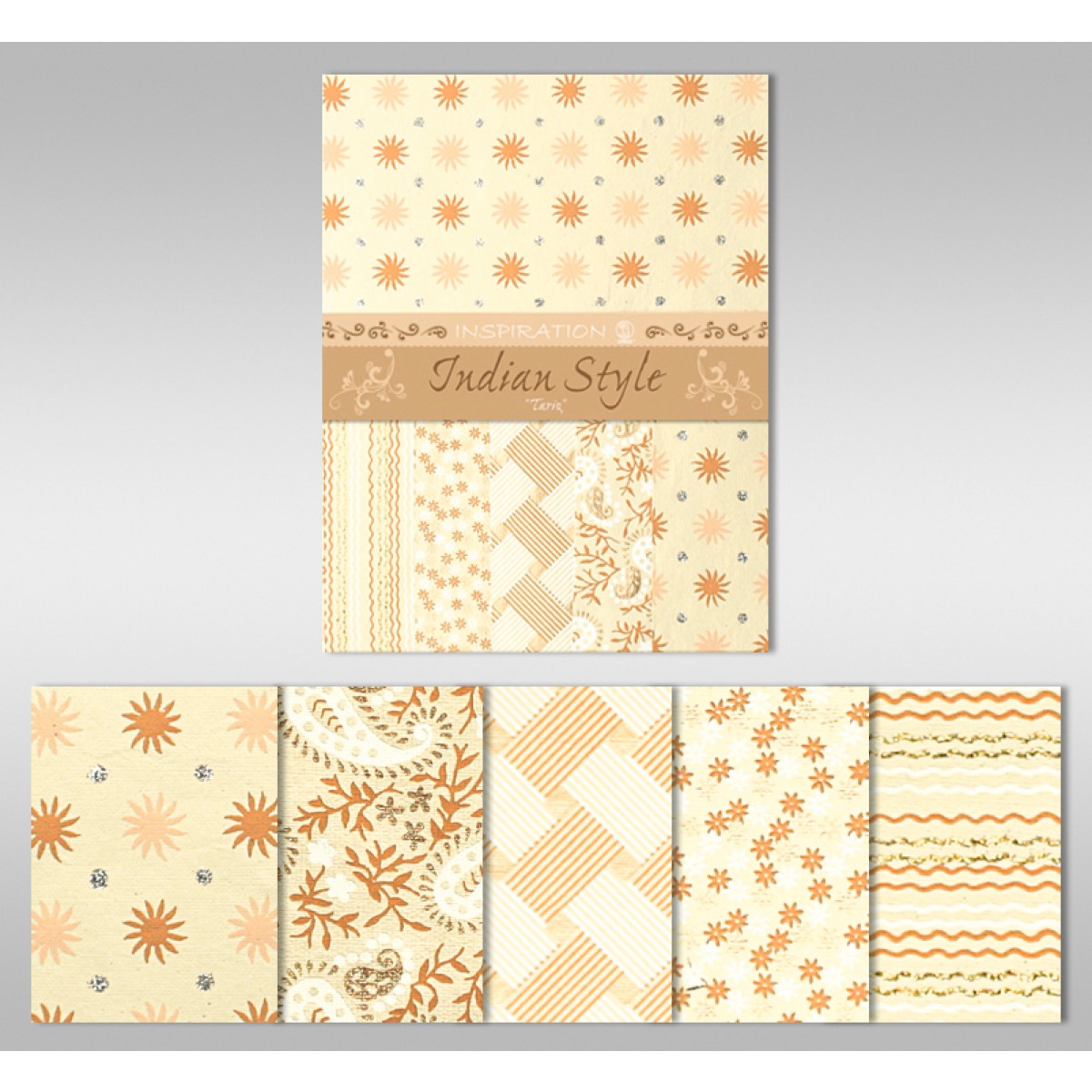 Indian Style "Tariq" 50 x 70 cm - 5 Bogen
