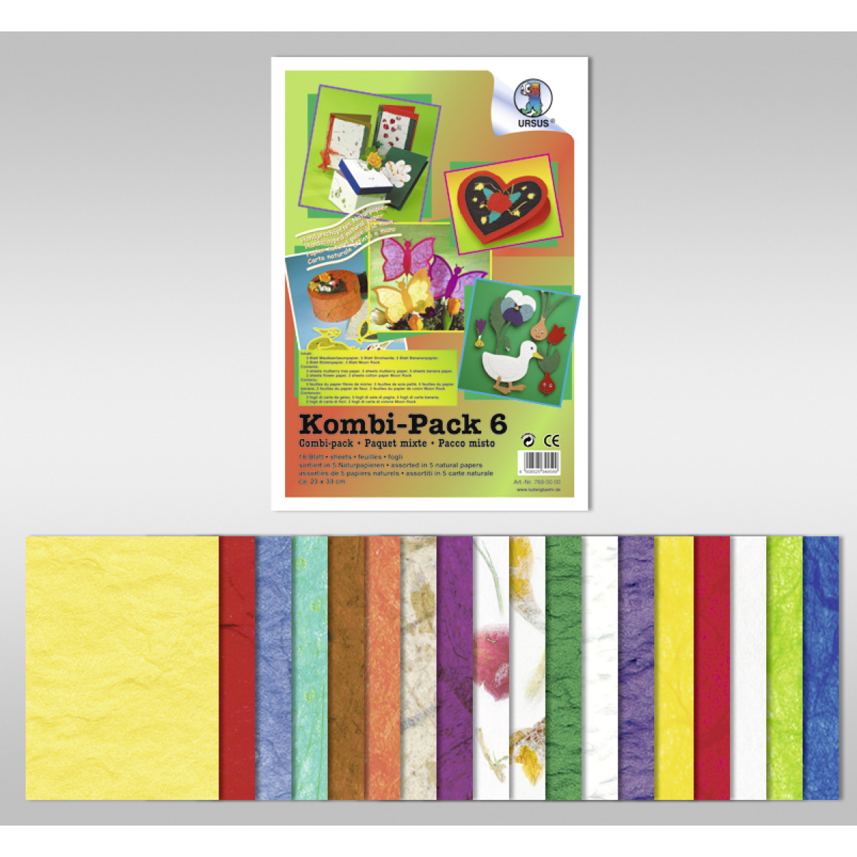 Kombi-Pack 6 "Naturpapier"