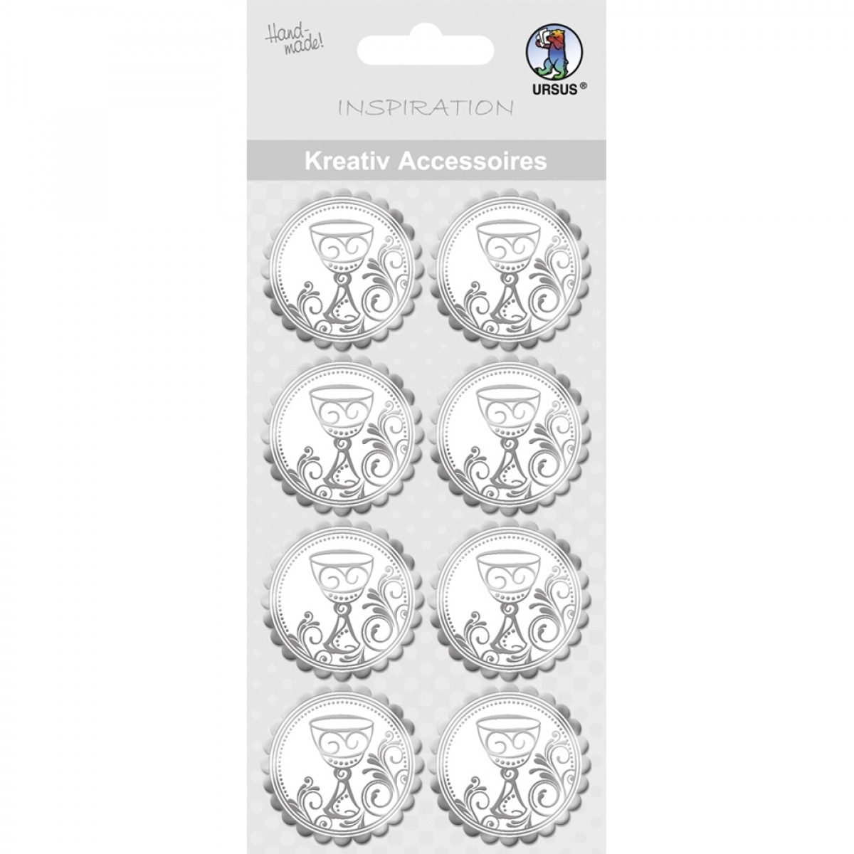 Kreativ Accessoires "Charity" silber Kelch - Motiv 300