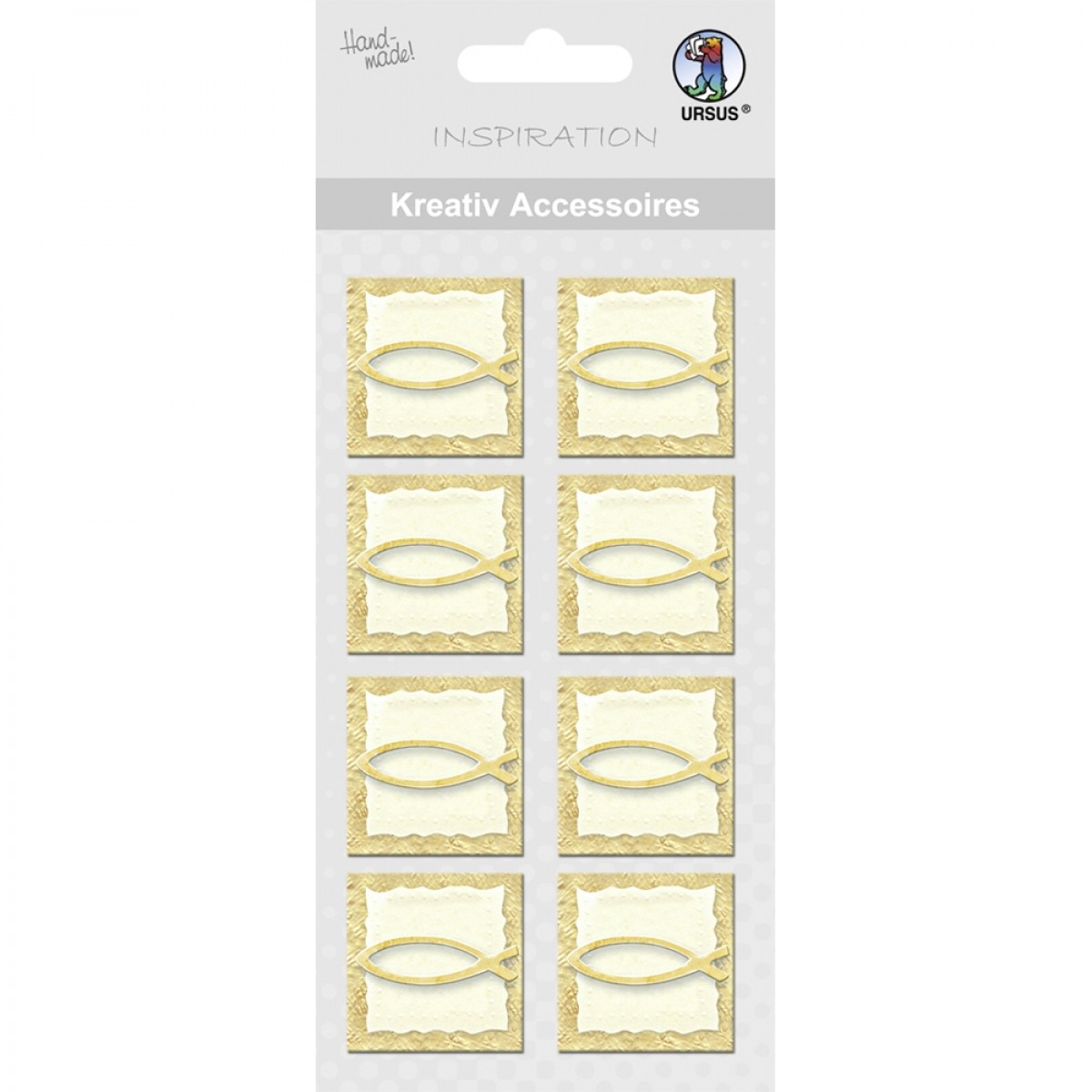 Kreativ Accessoires "Fisch" gold - Motiv 140