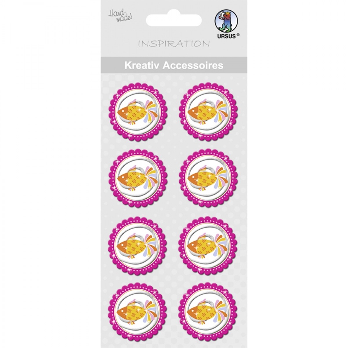 Kreativ Accessoires "Fische" rosa - Motiv 281