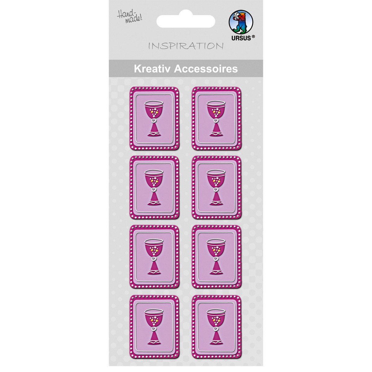 Kreativ Accessoires "Glory" brombeer Kelch - Motiv 256