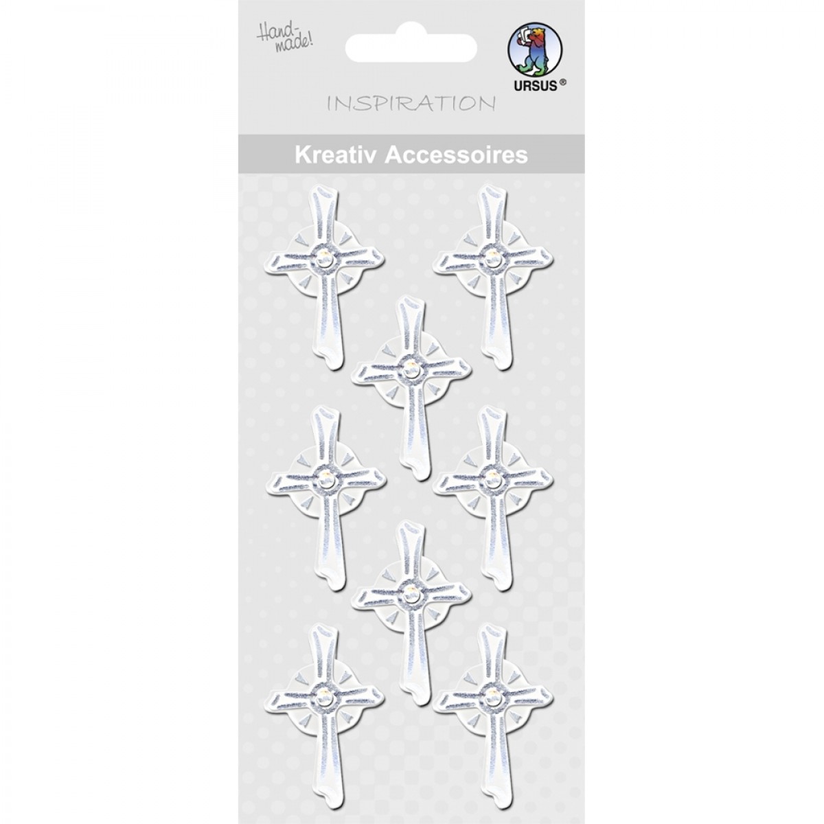 Kreativ Accessoires "Hochkreuz" silber - Motiv 218