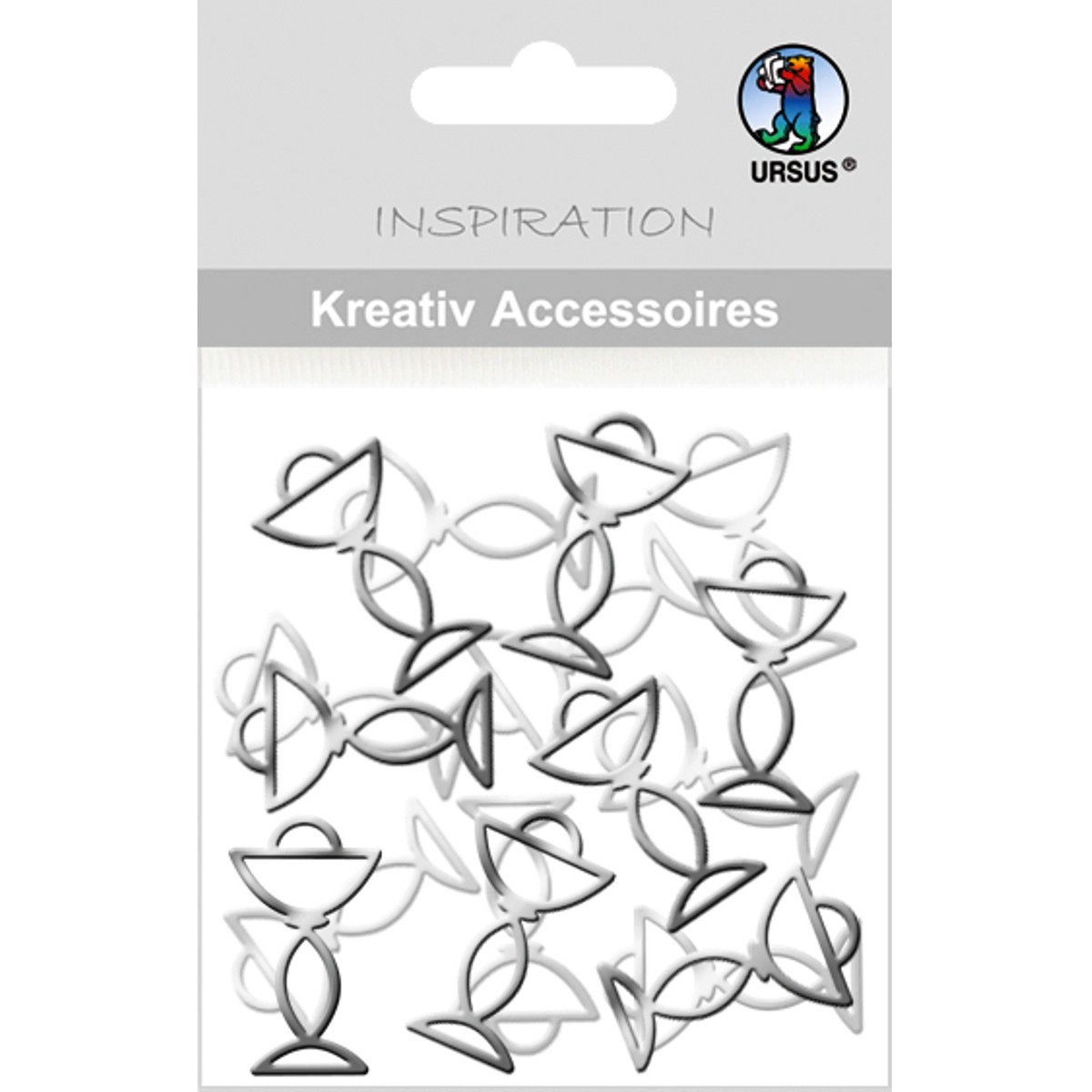 Kreativ Accessoires - Kelche silber