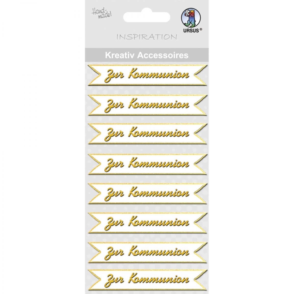 Kreativ Accessoires "Zur Kommunion" gold - Motiv 148