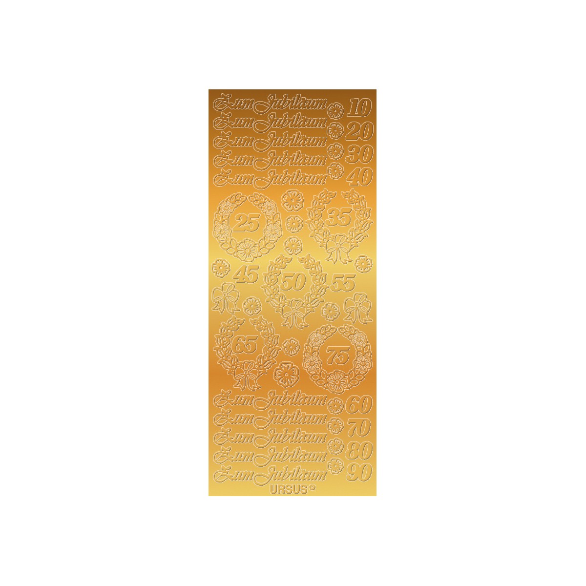Kreativ Sticker "Jubiläum" silber