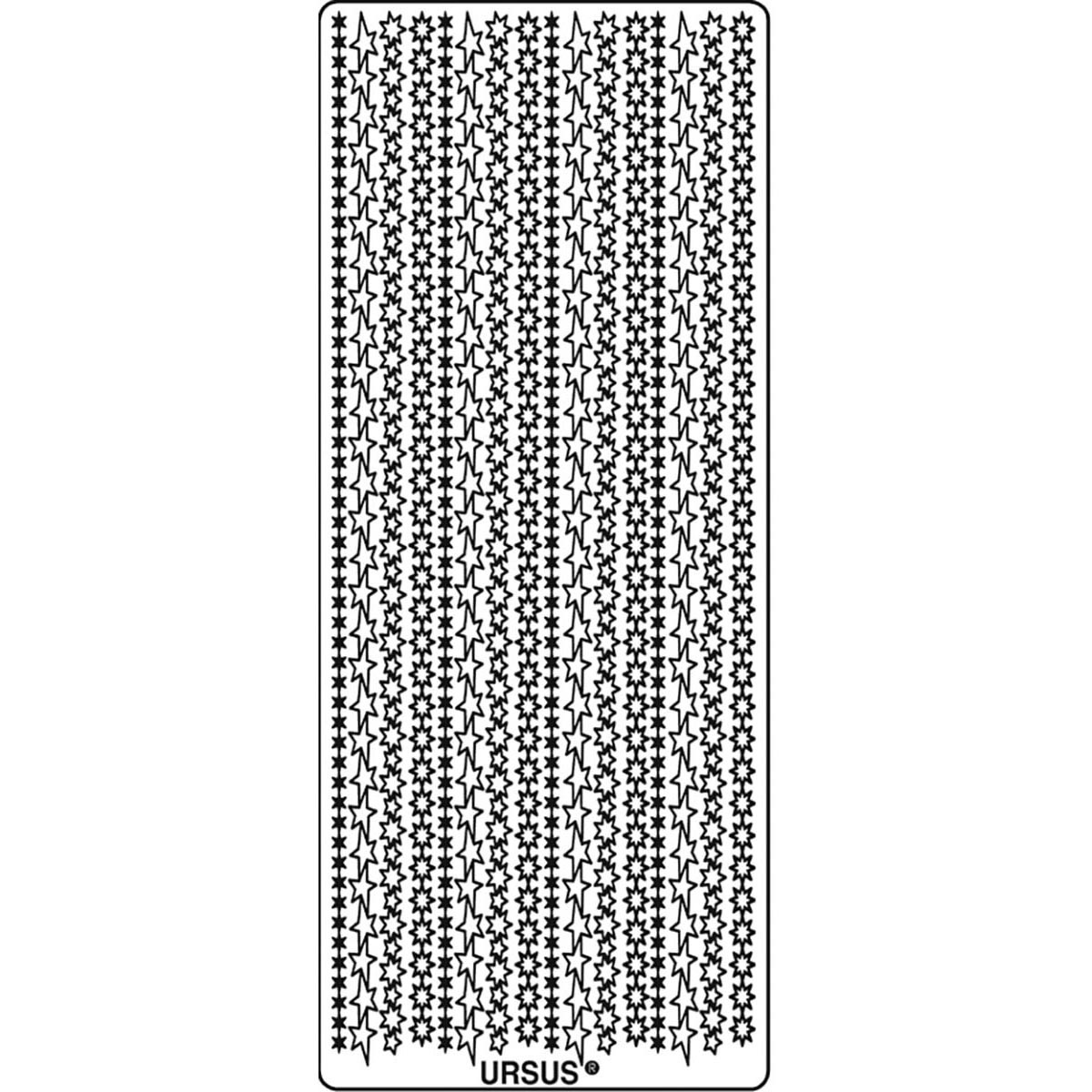 Kreativ Sticker "Sterne 1" silber