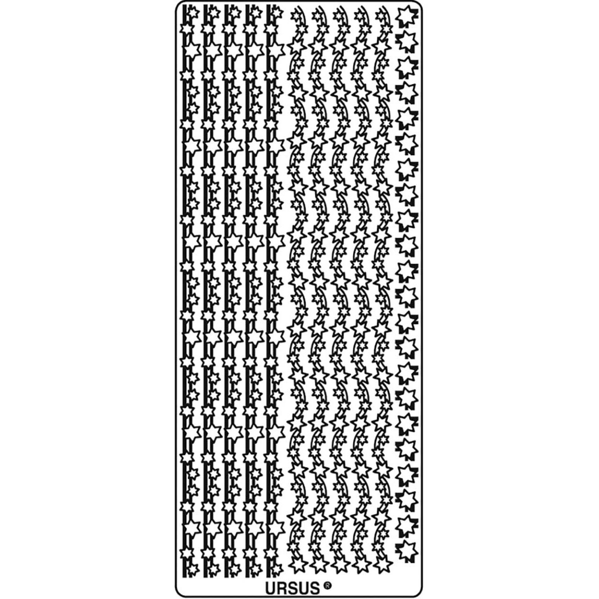Kreativ Sticker "Sterne 2" gold