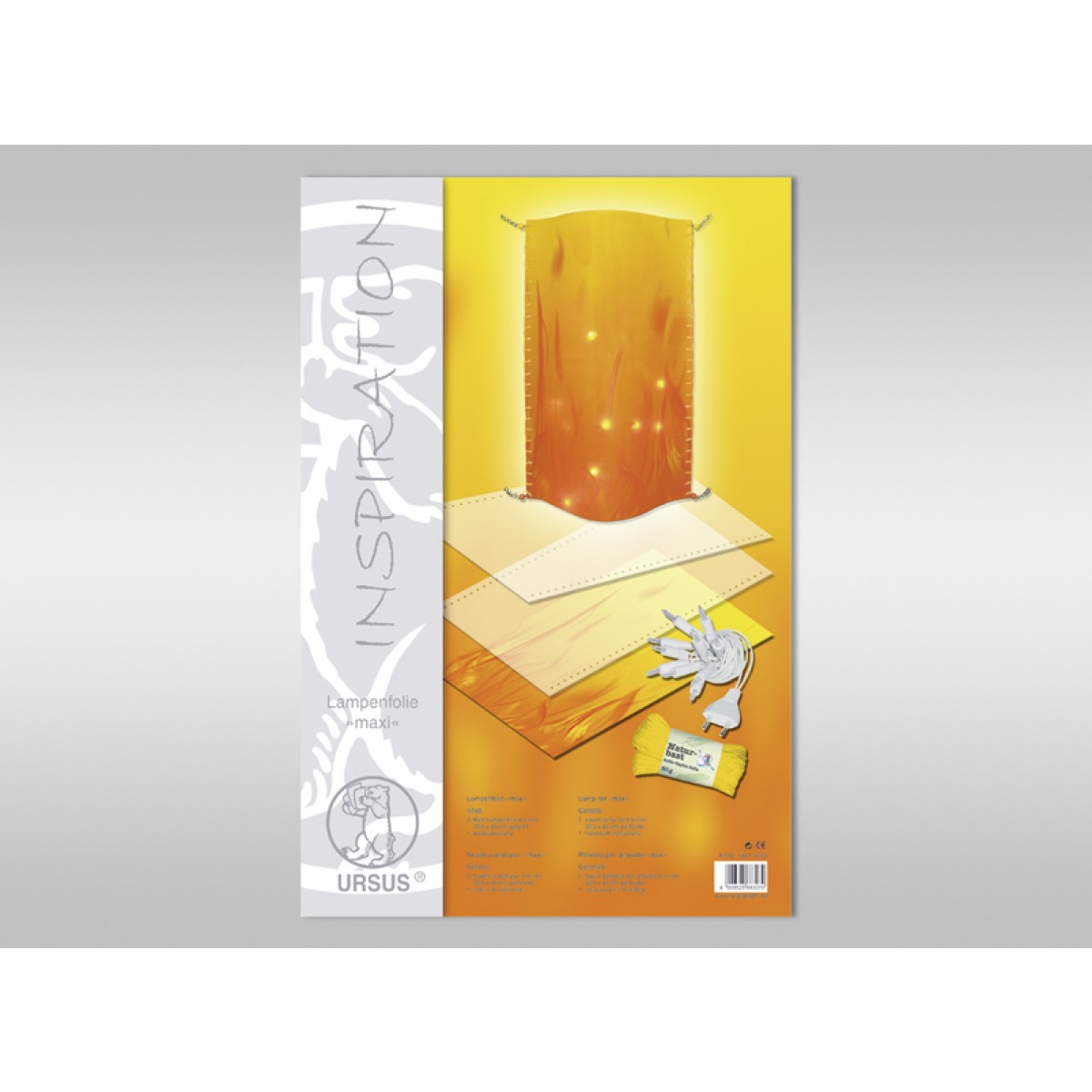 Lampenfolie "maxi" 0,4 mm - 2 Blatt