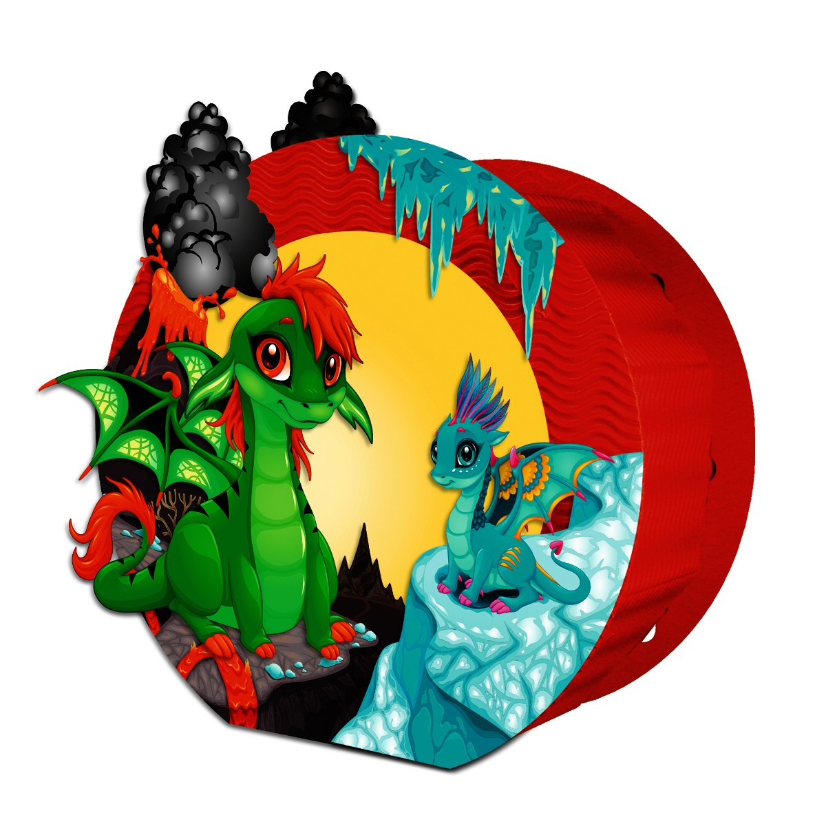 Laternen-Bastelset Baby Drachen Easy Line 12