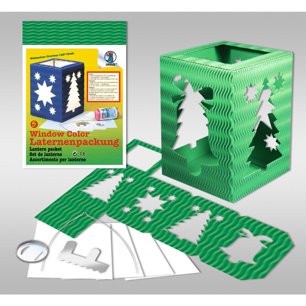 Laternen-Packung "Form 5" Weihnachten
