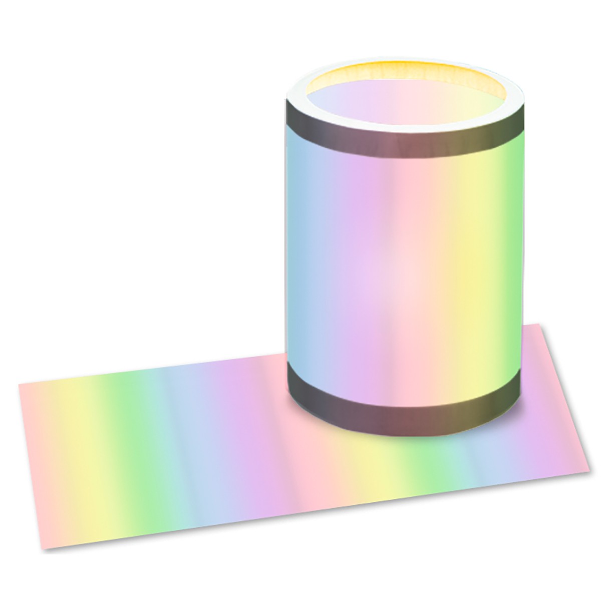 Laternenzuschnitte "Regenbogen pastell" - 25 Blatt