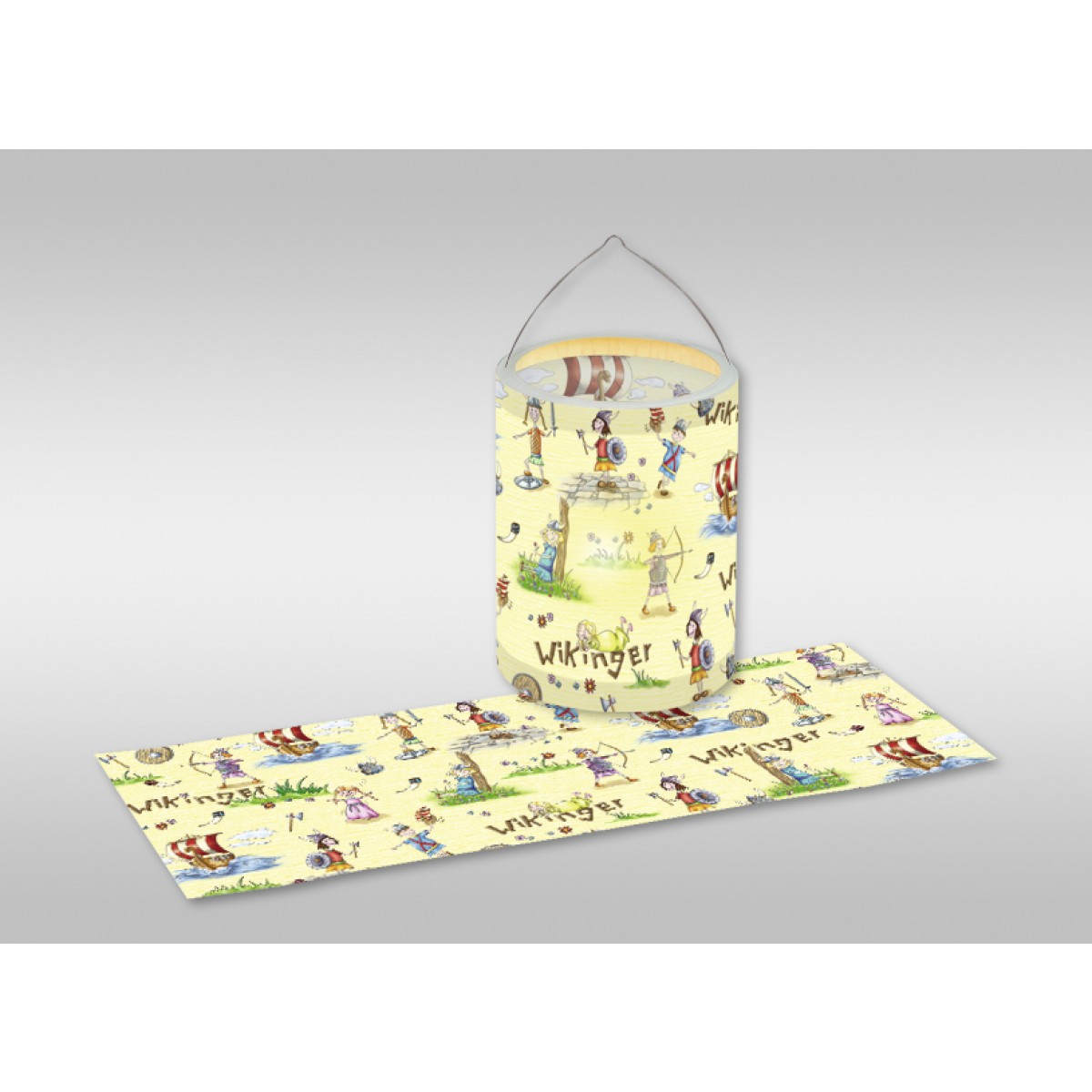 Laternenzuschnitte "Wikinger" - 25 Blatt