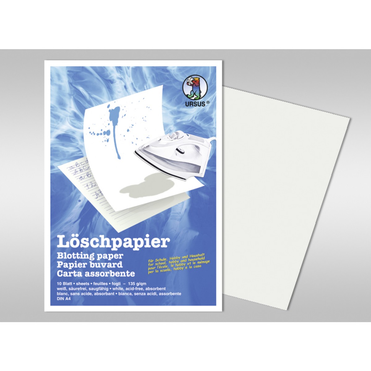 Löschpapier 135 g/qm 8 x 28 cm - 10 Streifen