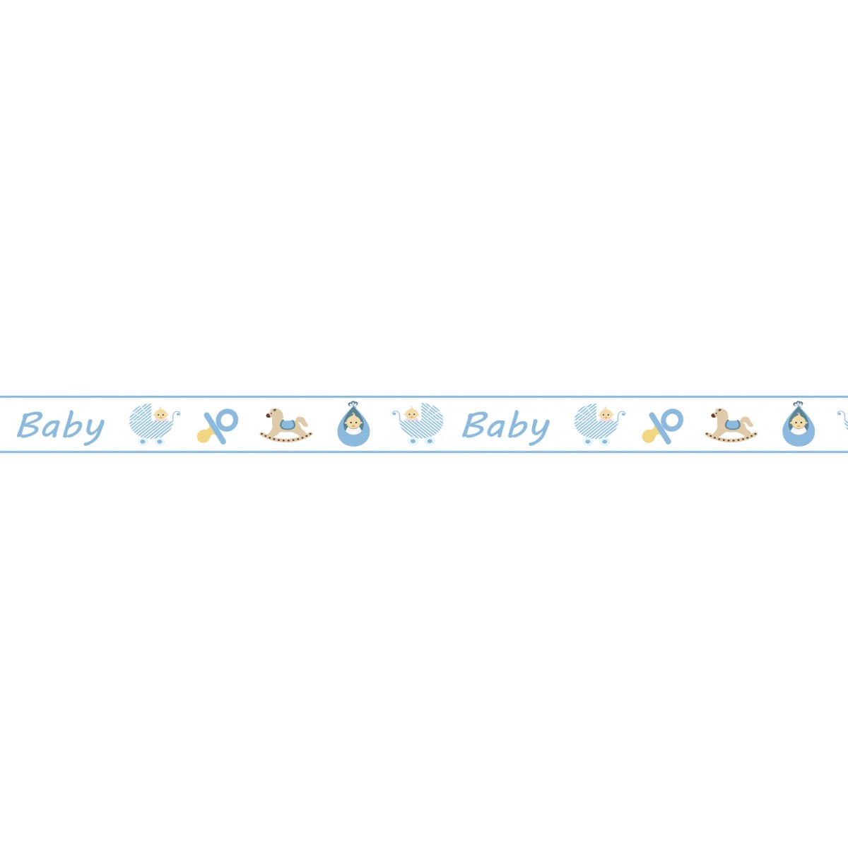 Masking Tape "Baby" blau, 1 Rolle