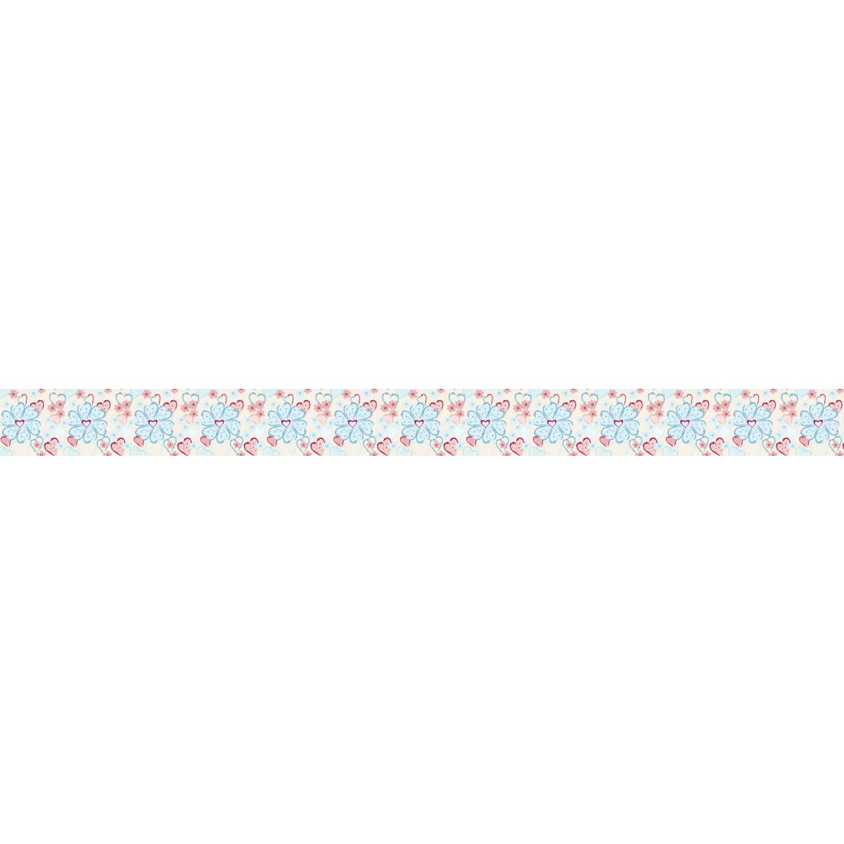 Masking Tape "Blumenbordüre 8", 1 Rolle