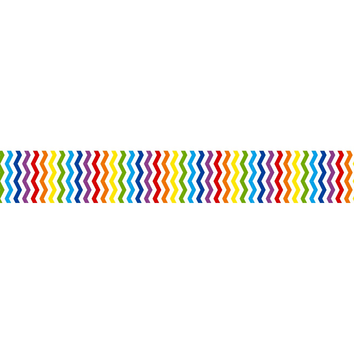 Masking Tape "Chevron" Regenbogen, 1 Rolle