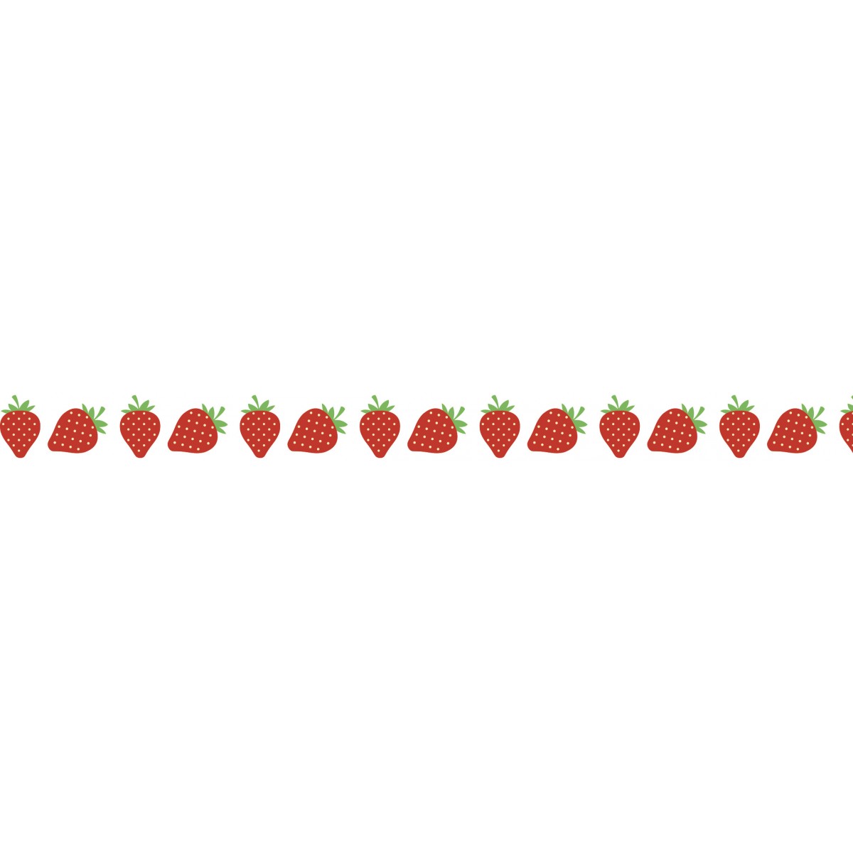 Masking Tape "Erdbeeren", 1 Rolle