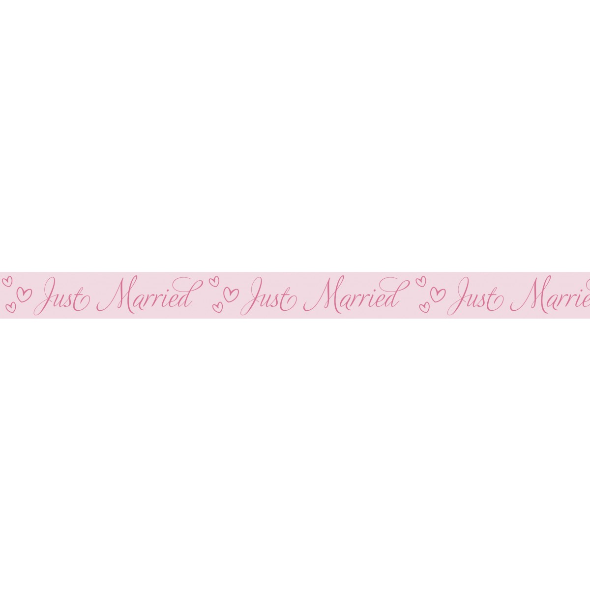Masking Tape "Hochzeit Klassik" Just Married rose, 1 Rolle