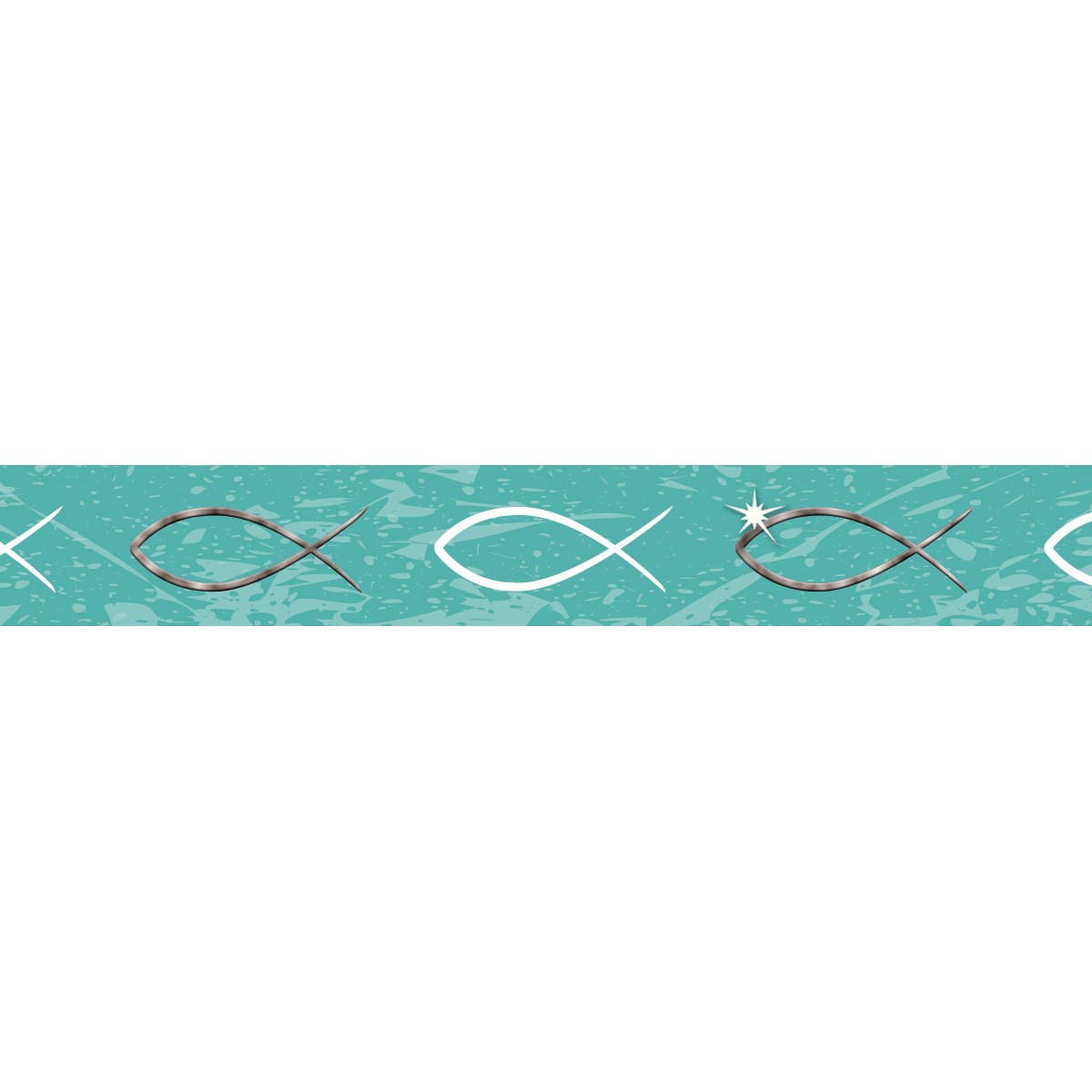 Masking Tape "Jesus aqua" Fische 2 - Motiv 05
