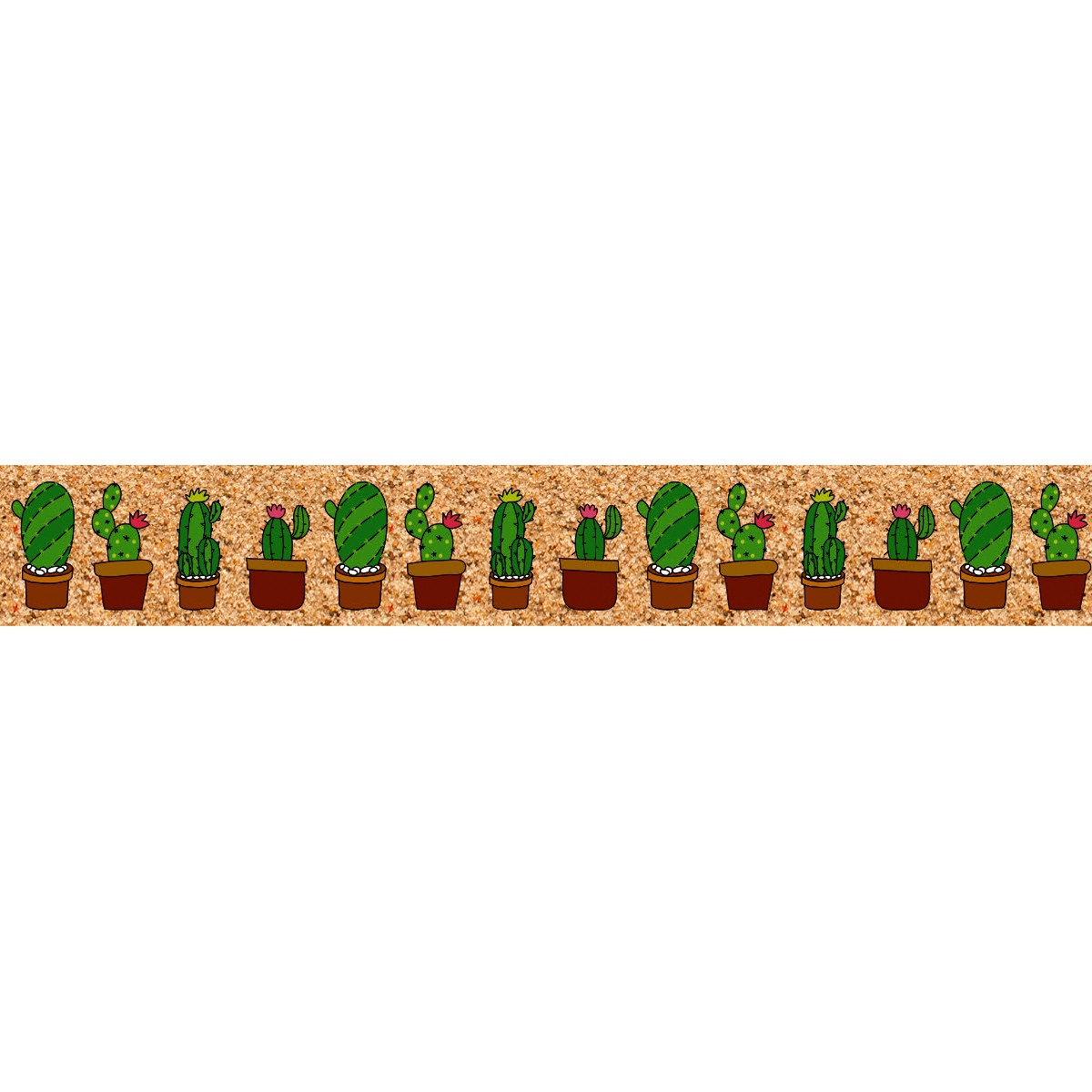 Masking Tape "Kakteen", 1 Rolle