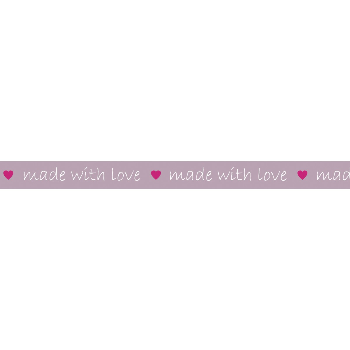 Masking Tape "Made with love", 1 Rolle