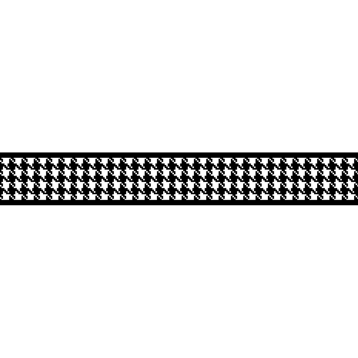 Masking Tape "Pepita" schwarz, 1 Rolle