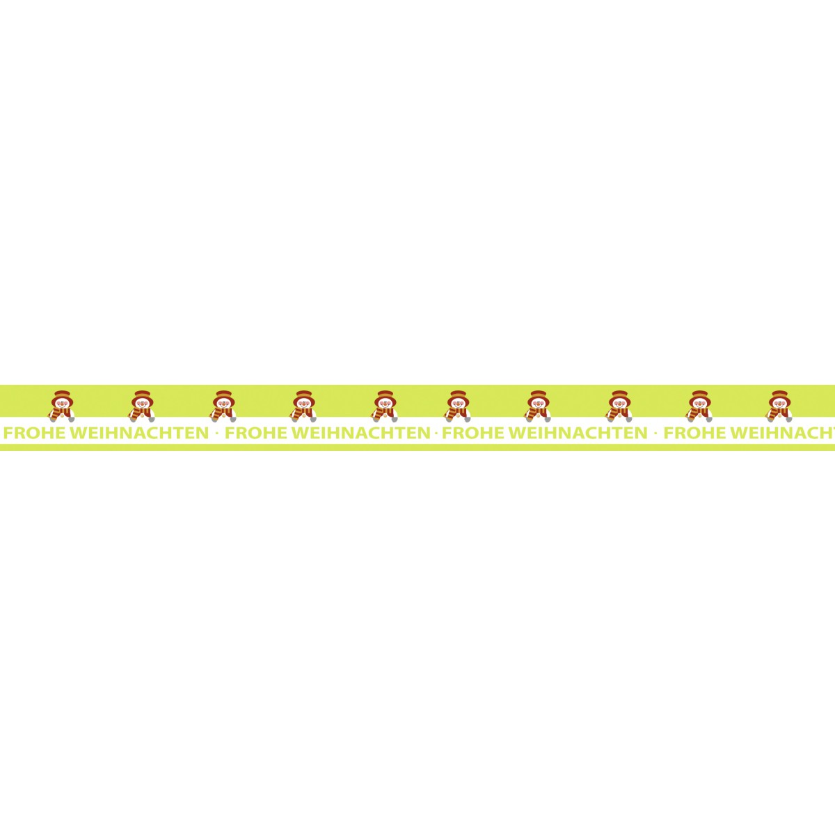 Masking Tape "Schneemann", 1 Rolle