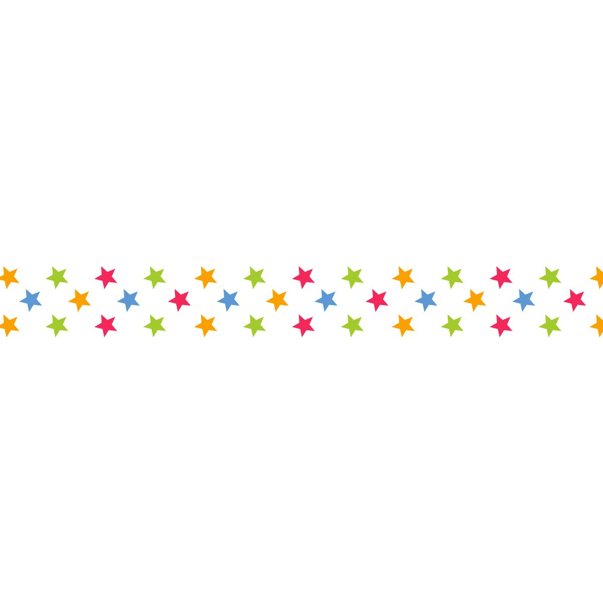 Masking Tape "Sterne" bunt, 1 Rolle