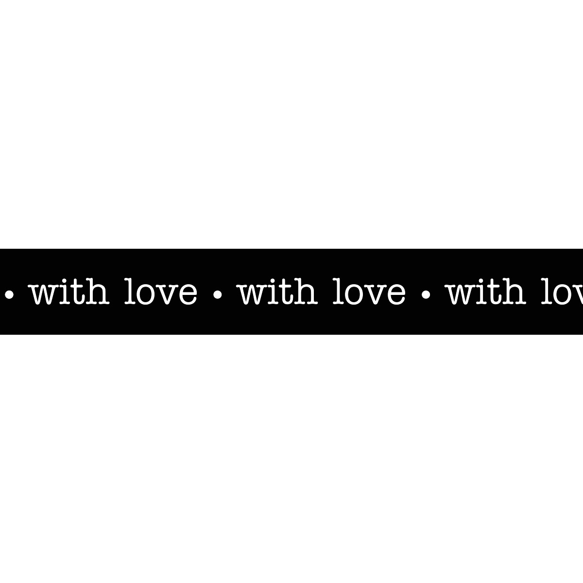 Masking Tape "Vintage" With love, 1 Rolle
