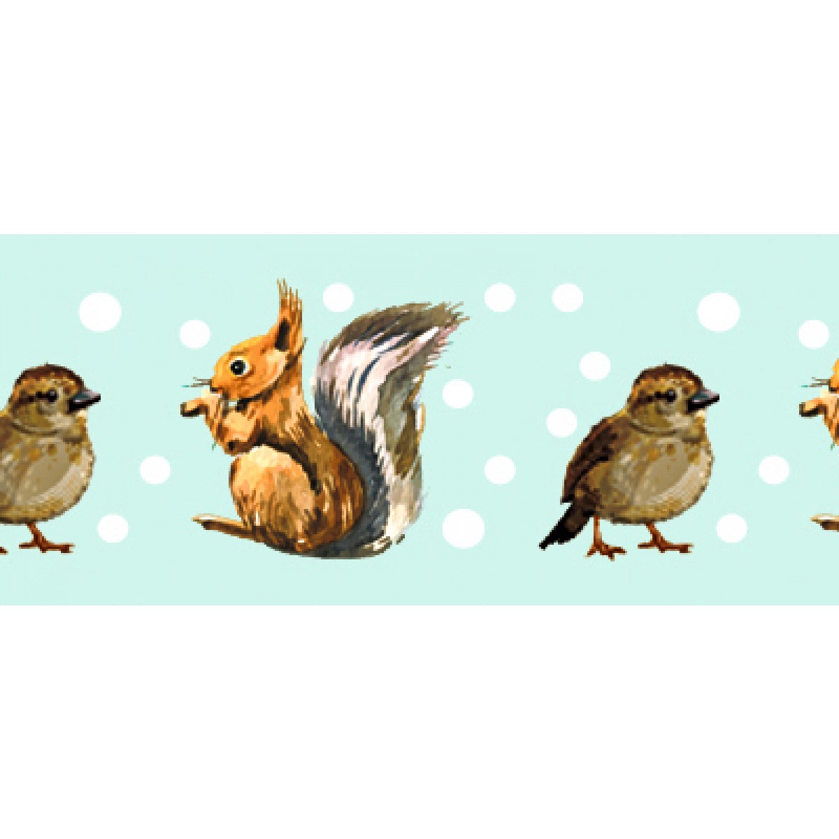 Masking Tape, Vogel & Eichhörnchen