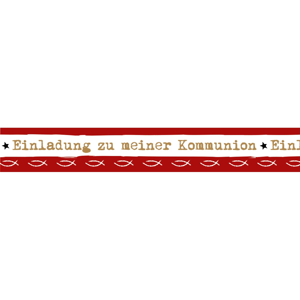 Masking Tape "Young Spirit" Einladung zu meiner Kommunion - Motiv 143