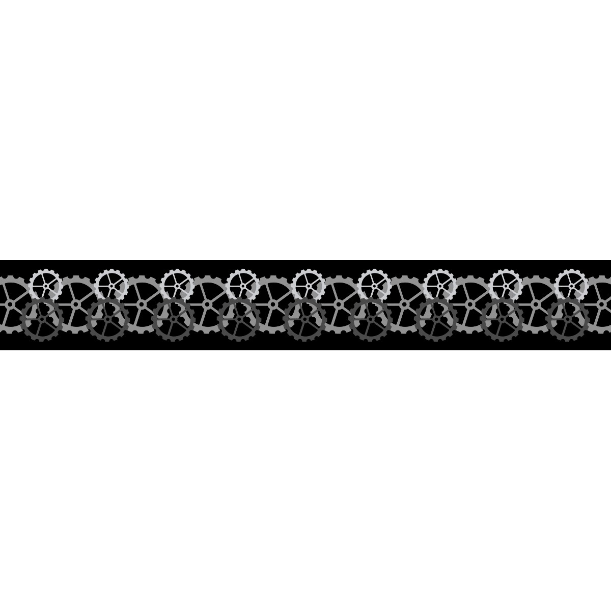 Masking Tape "Zahnräder", 1 Rolle