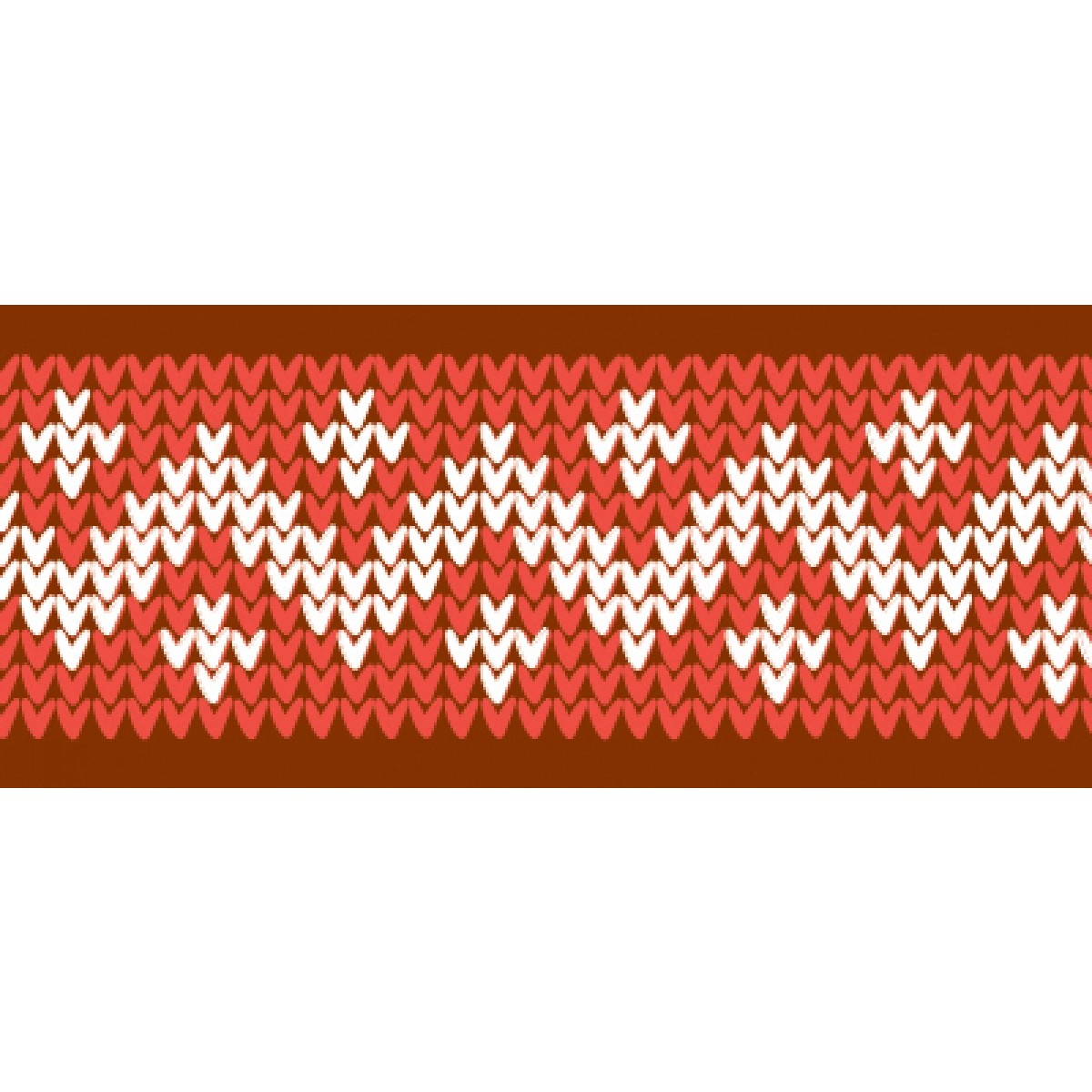 Masking Tape, Zick-Zack Strickmuster