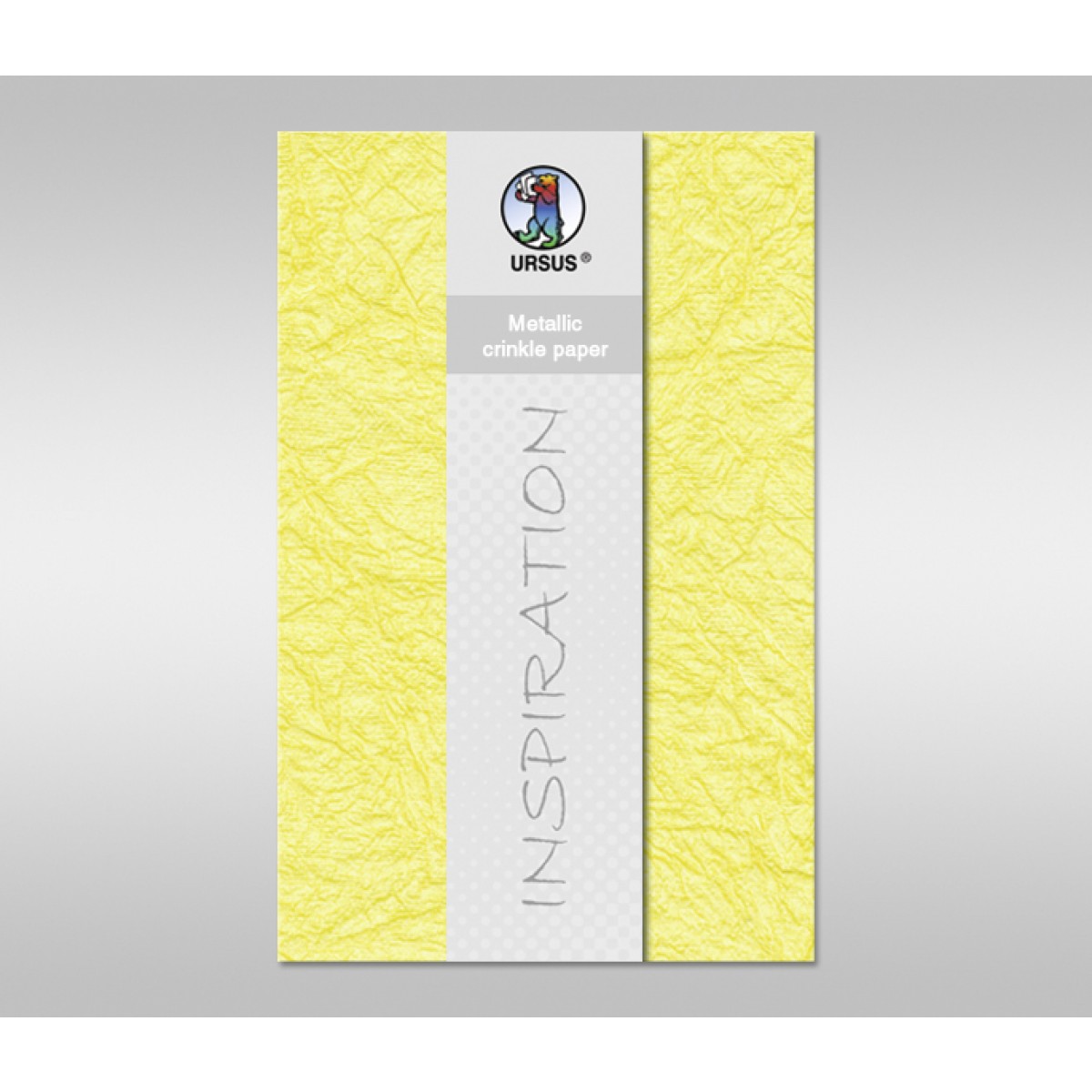 Metallic crinkle paper 160 g/qm 50 x 70 cm - 5 Bogen