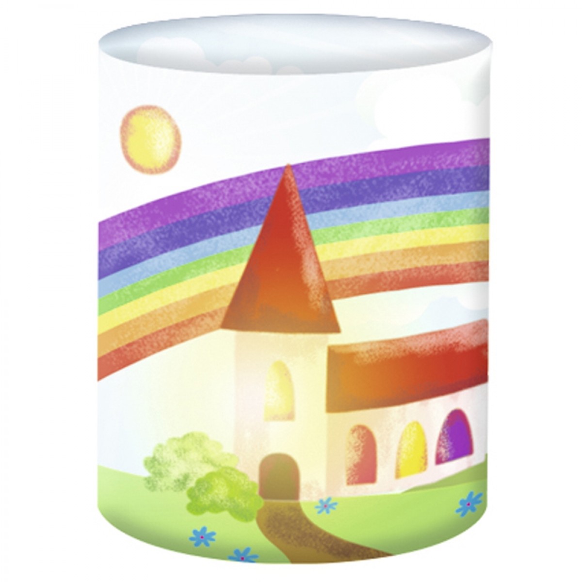 Mini-Tischlichter "Ambiente" Kirche - Motiv 11
