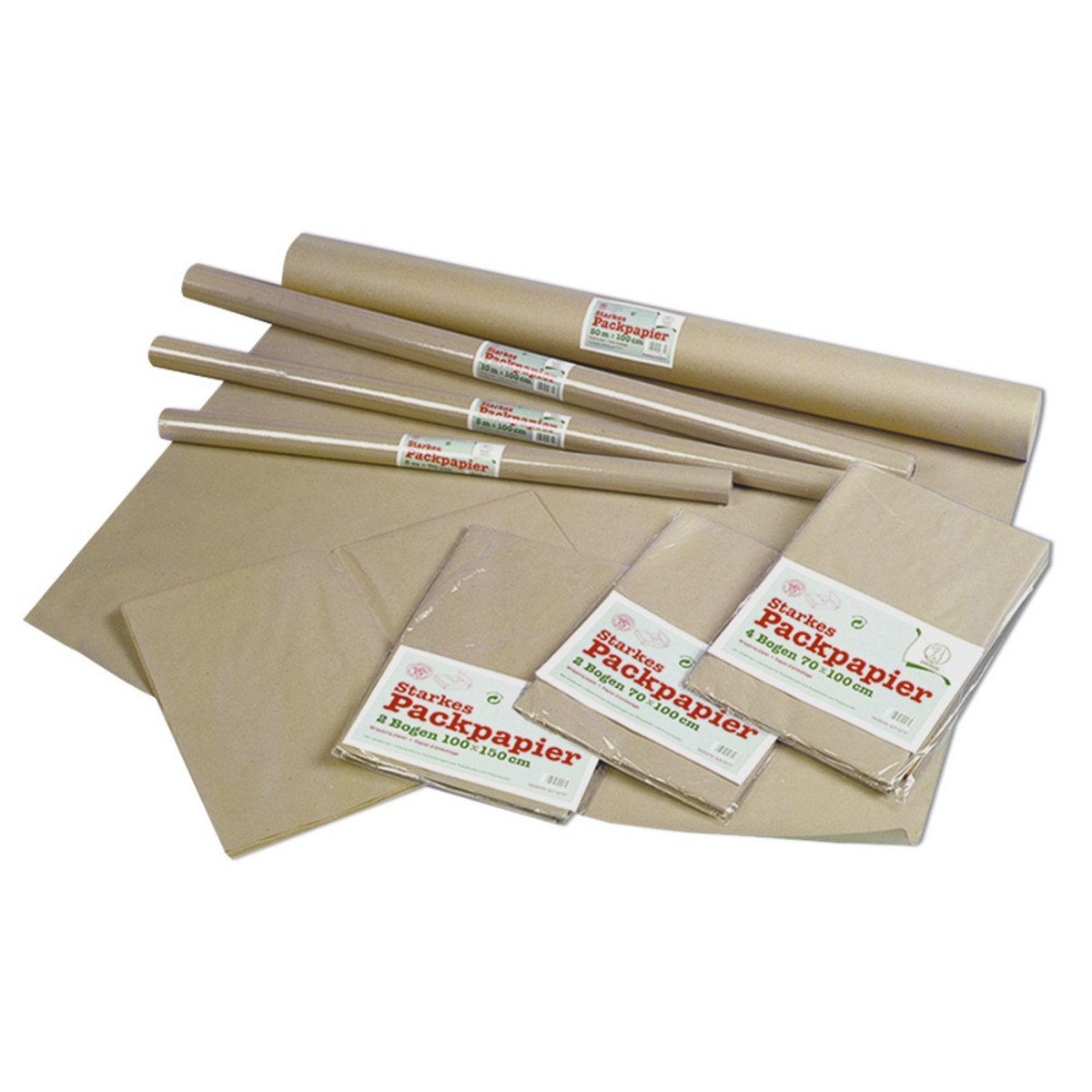 Packpapier 85 g/qm 0,7 x 5,0 m - 1 Rolle