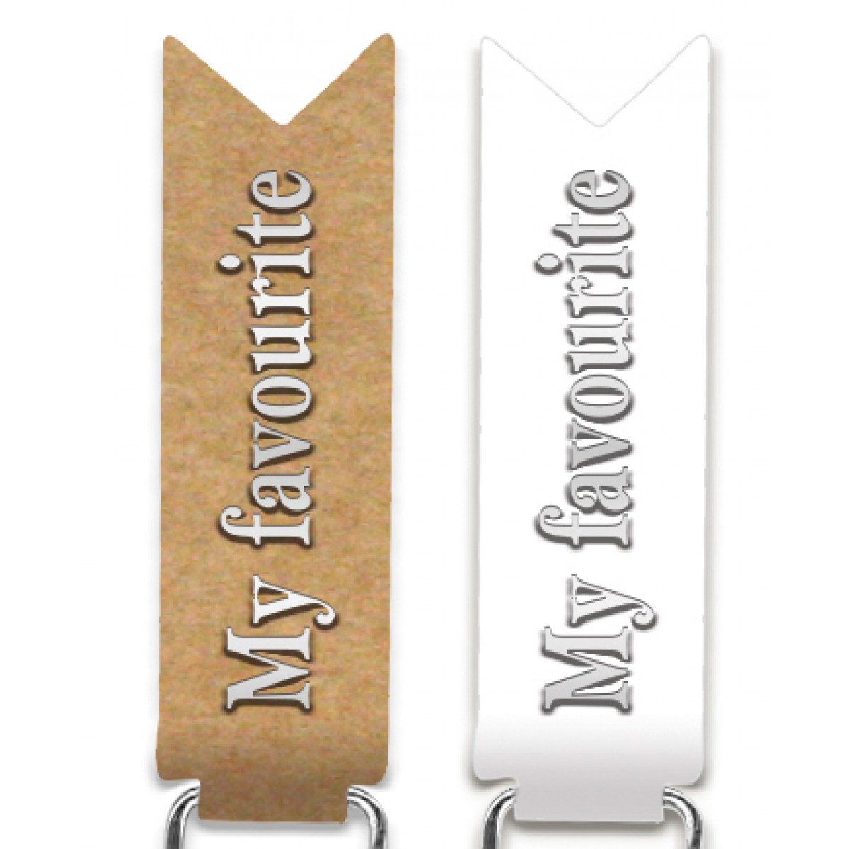 Paper Clips "My favourite" silber